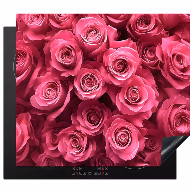 Inductie beschermer - Rozen - Pink - Bloem — 1