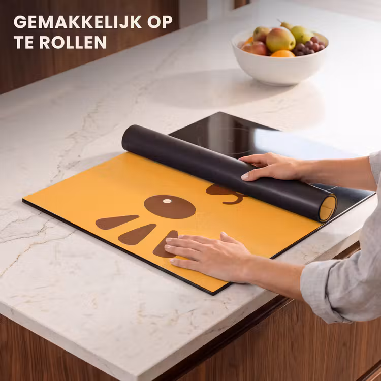 Inductie beschermer - Kat - Simplistisch - Oranje - Vrolijk — 7