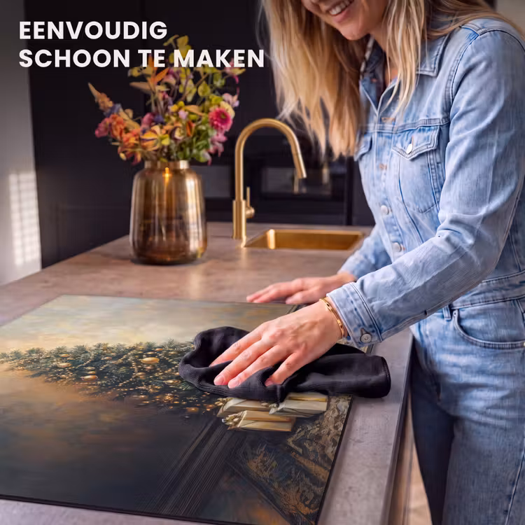 Inductie beschermer - Kerstboom - Cadeaus - Goud — 6