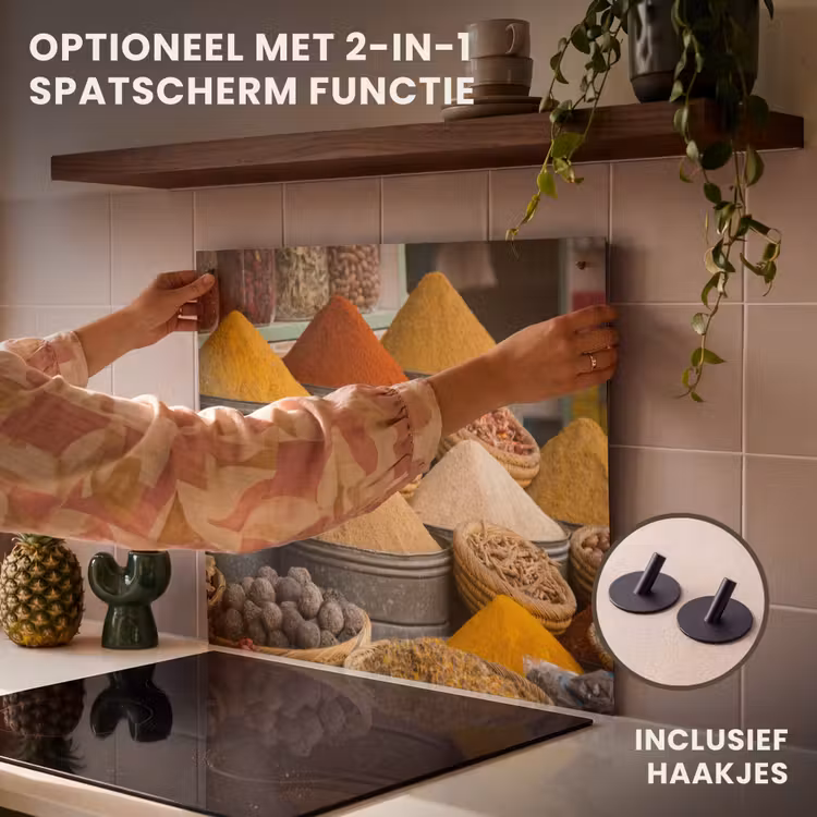 Inductie beschermer - Kruiden - Ton - Specerijen - Geel - Bruin — 10