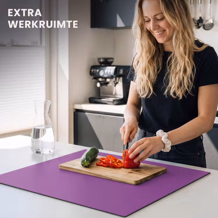 Inductie beschermer - Paars - Kleuren - Effen — 4