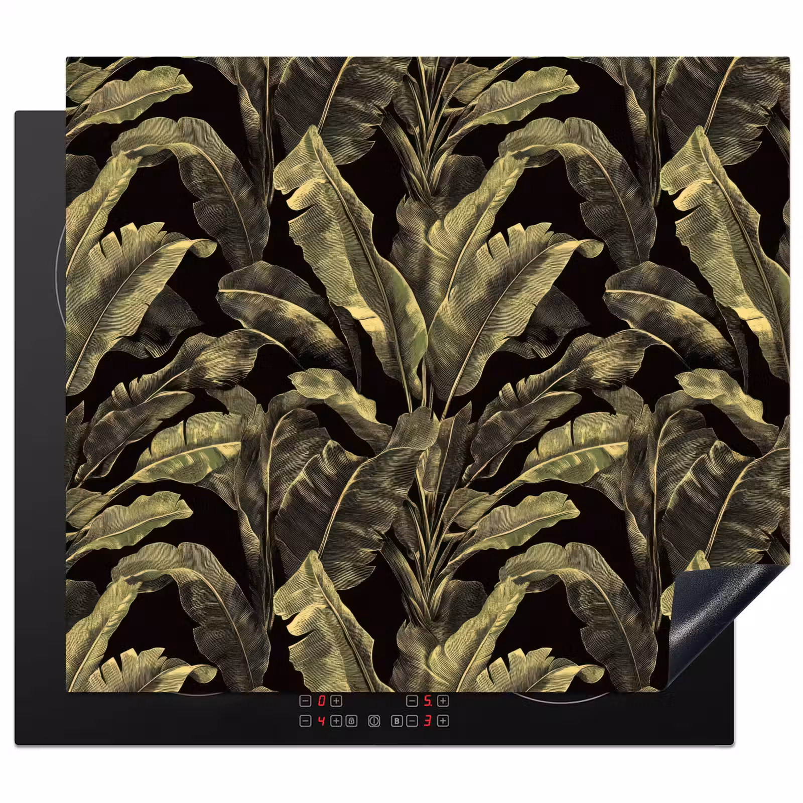 Inductie beschermer - Botanisch - Bladeren - Groen — 1