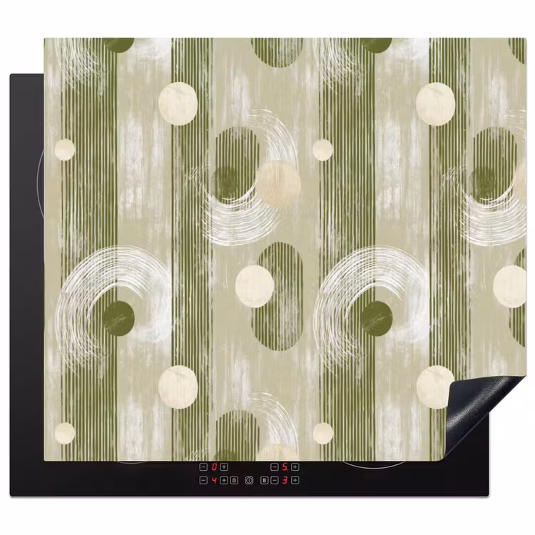 Inductie beschermer - Artistiek - Modern - Groen