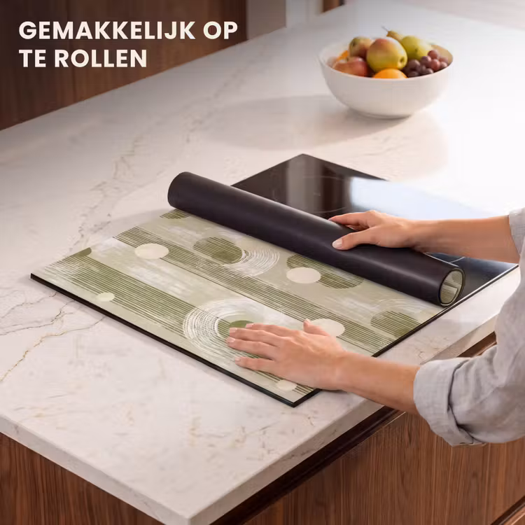 Inductie beschermer - Artistiek - Modern - Groen — 7