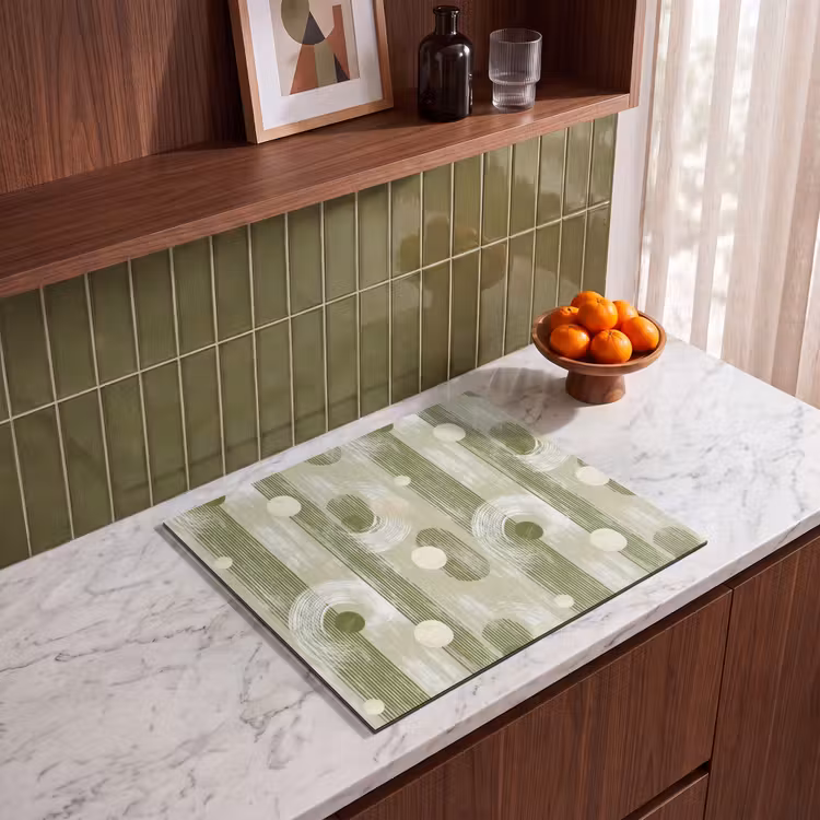 Inductie beschermer - Artistiek - Modern - Groen — 8