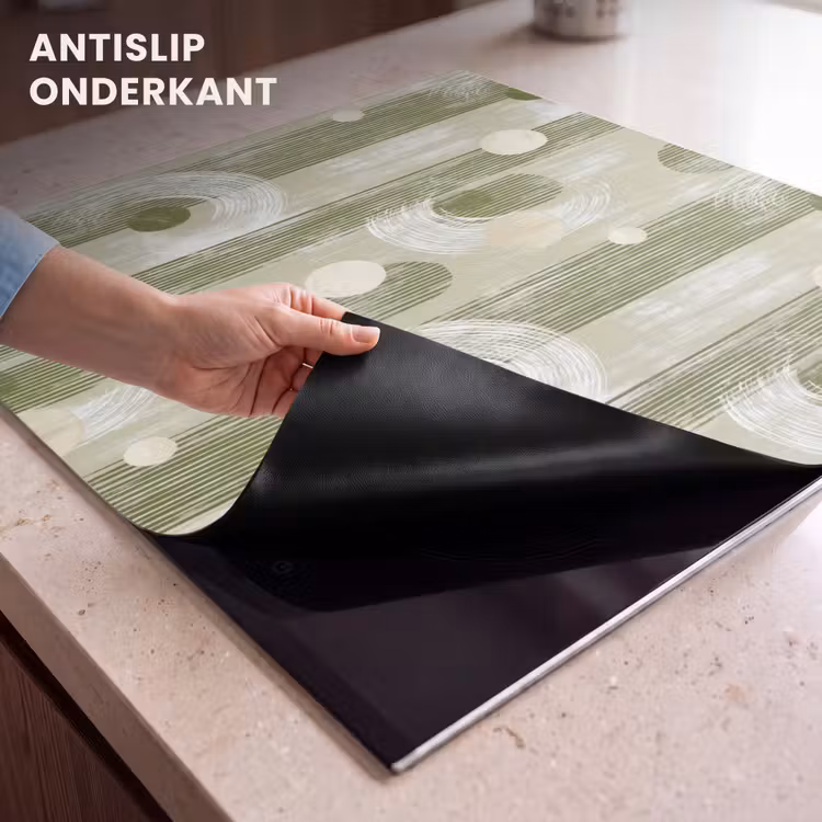 Inductie beschermer - Artistiek - Modern - Groen — 9