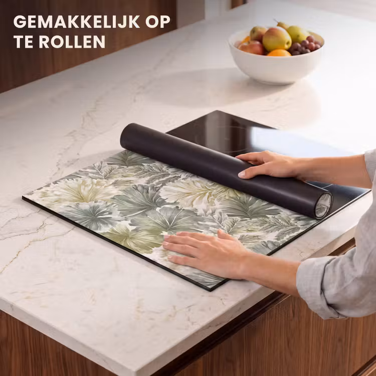 Inductie beschermer - Bladeren - Botanisch - Groen — 7