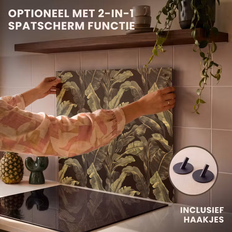 Inductie beschermer - Botanisch - Bladeren - Groen — 10