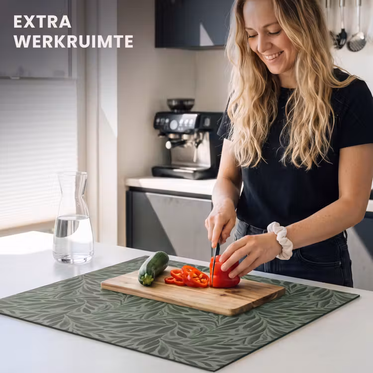Inductie beschermer - Bladeren - Organisch - Groen — 4