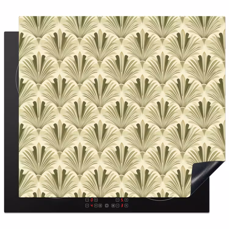 Inductie beschermer - Klassiek - Waaier - Groen