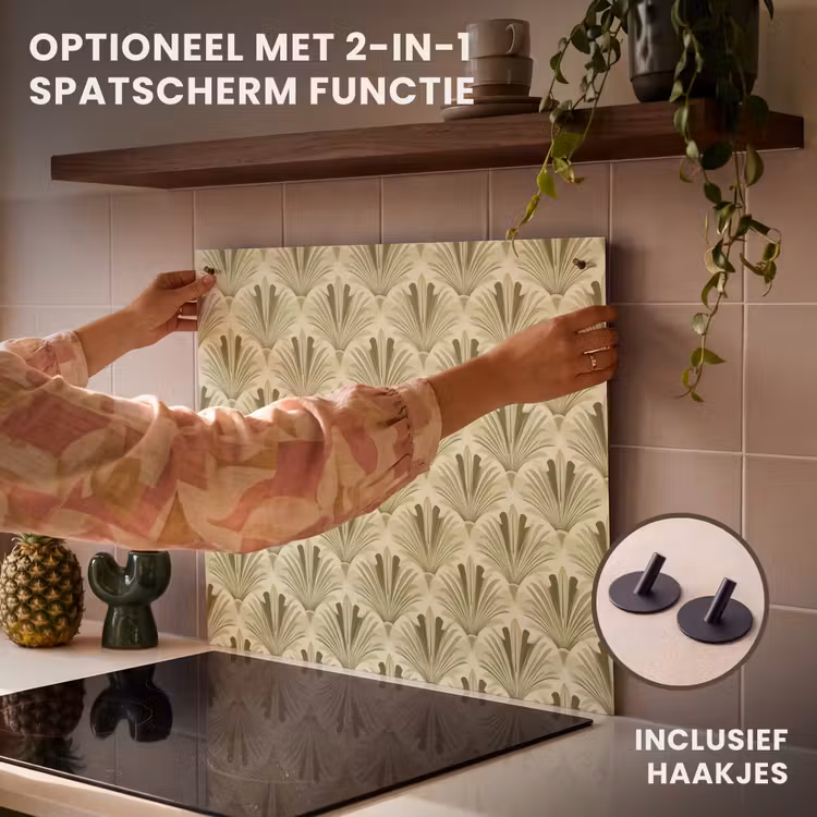 Inductie beschermer - Klassiek - Waaier - Groen — 10