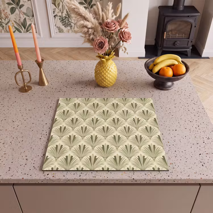 Inductie beschermer - Klassiek - Waaier - Groen — 2