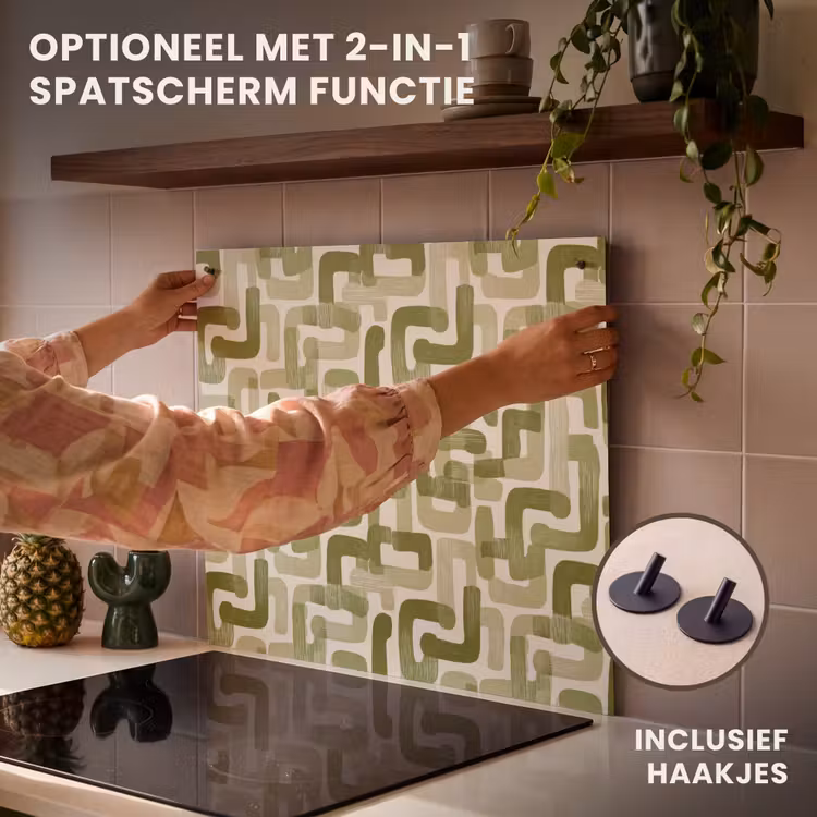 Inductie beschermer - Modern - Grafisch - Groen — 10