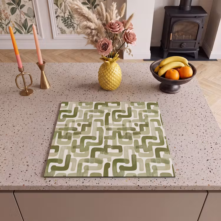Inductie beschermer - Modern - Grafisch - Groen — 2