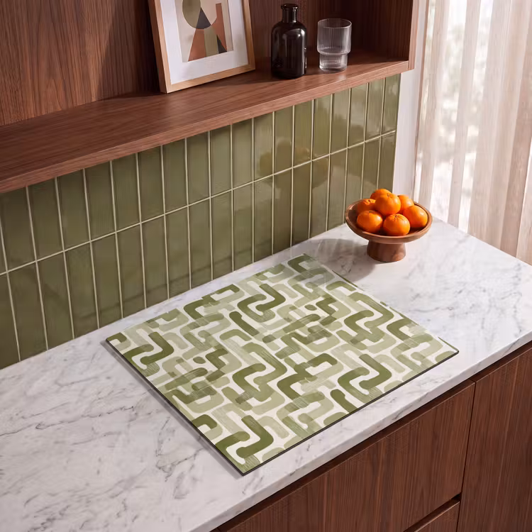 Inductie beschermer - Modern - Grafisch - Groen — 8