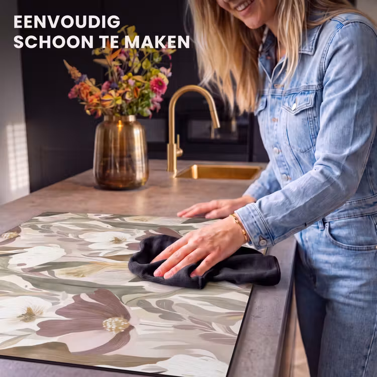 Inductie beschermer - Bloemen - Aquarel - Kleurrijk — 6