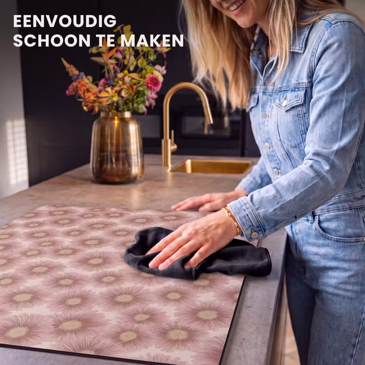 Inductie beschermer - Gerbera - Bloemen - Roze — 6