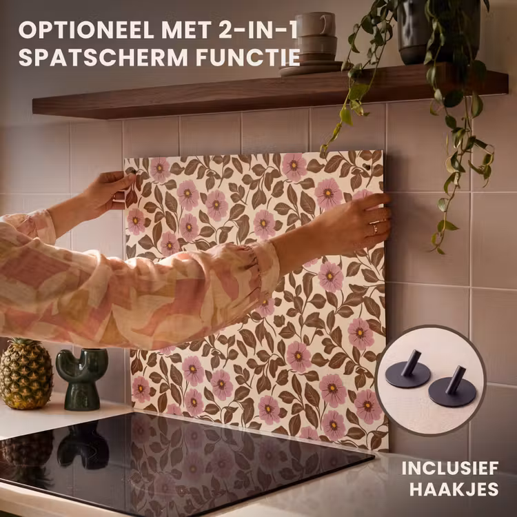 Inductie beschermer - Bloemen - Bladeren - Kleurrijk — 10