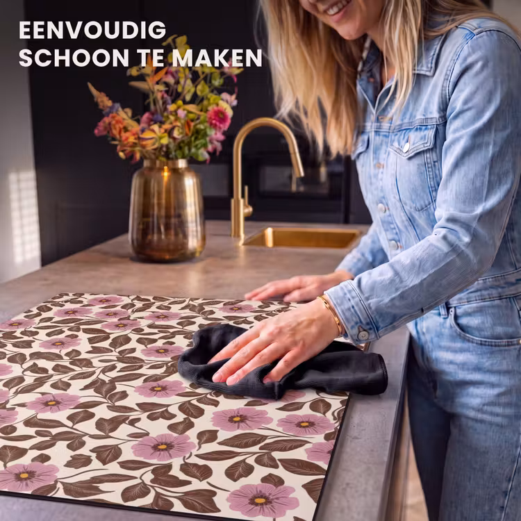 Inductie beschermer - Bloemen - Bladeren - Kleurrijk — 6
