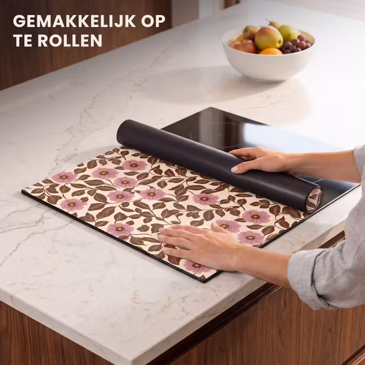 Inductie beschermer - Bloemen - Bladeren - Kleurrijk — 7