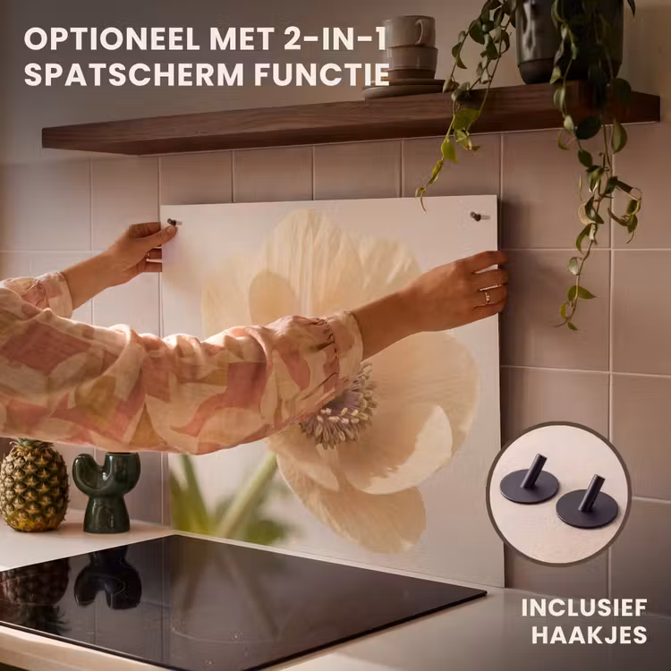 Inductie beschermer - Bloem - Minimalistisch - Groen — 10