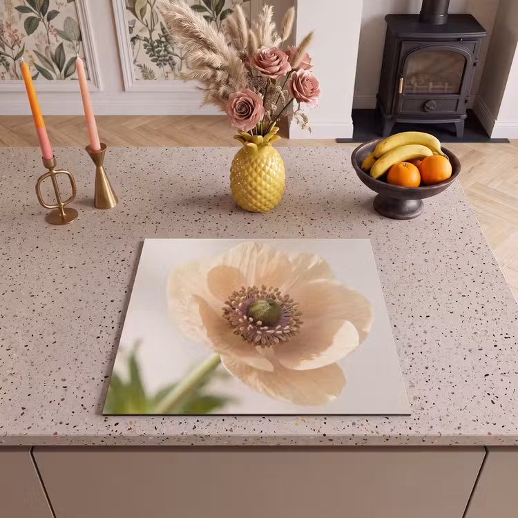 Inductie beschermer - Bloem - Minimalistisch - Groen — 2