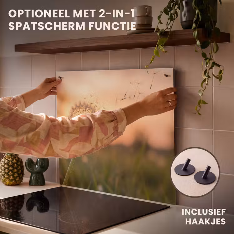 Inductie beschermer - Paardenbloem - Zonsondergang - Veld — 10