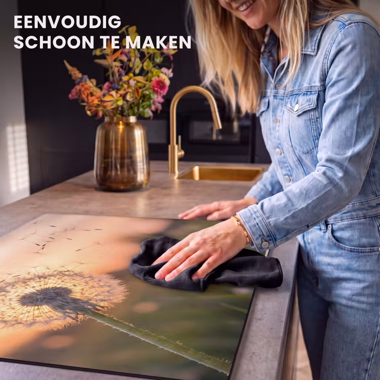 Inductie beschermer - Paardenbloem - Zonsondergang - Veld — 6