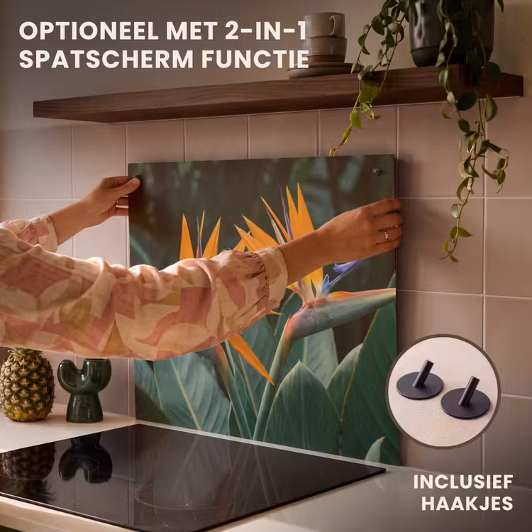Inductie beschermer - Paradijsvogel - Bloem - Exotisch — 10