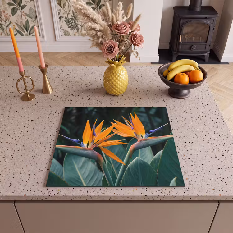 Inductie beschermer - Paradijsvogel - Bloem - Exotisch — 2