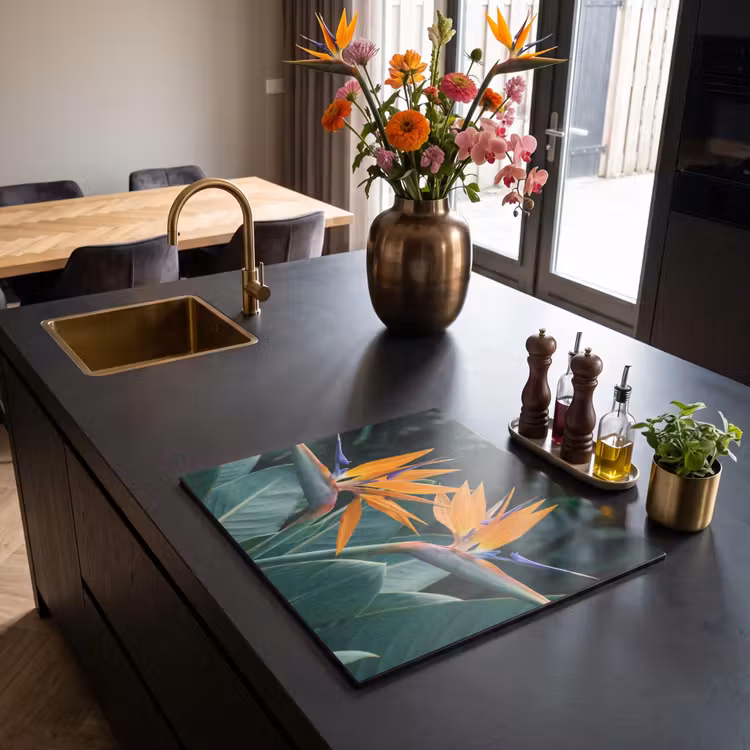 Inductie beschermer - Paradijsvogel - Bloem - Exotisch — 5