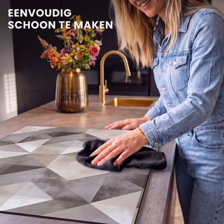 Inductie beschermer - Geometrisch - Motief - Aardetinten — 6