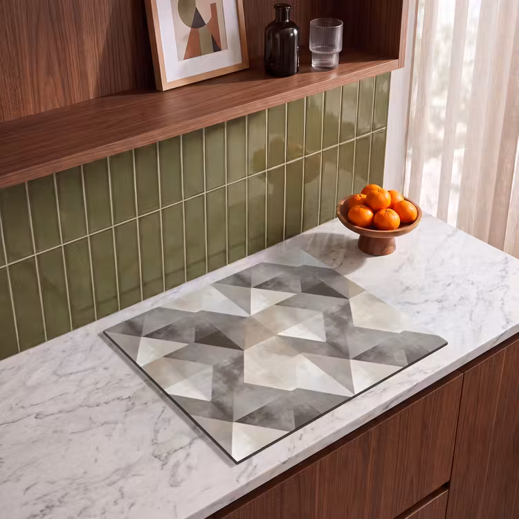 Inductie beschermer - Geometrisch - Motief - Aardetinten — 8
