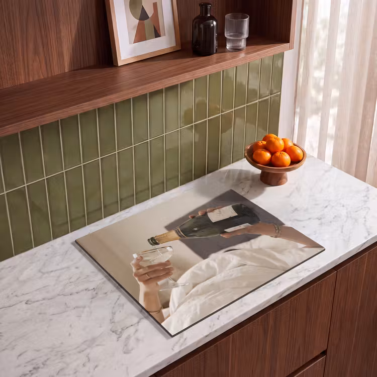 Inductie beschermer - Champagne - Bed - Bubbels — 8