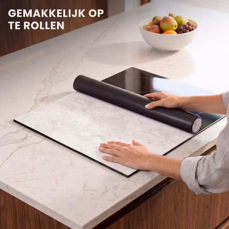Inductie beschermer - Beige - Marmer - Aders — 7