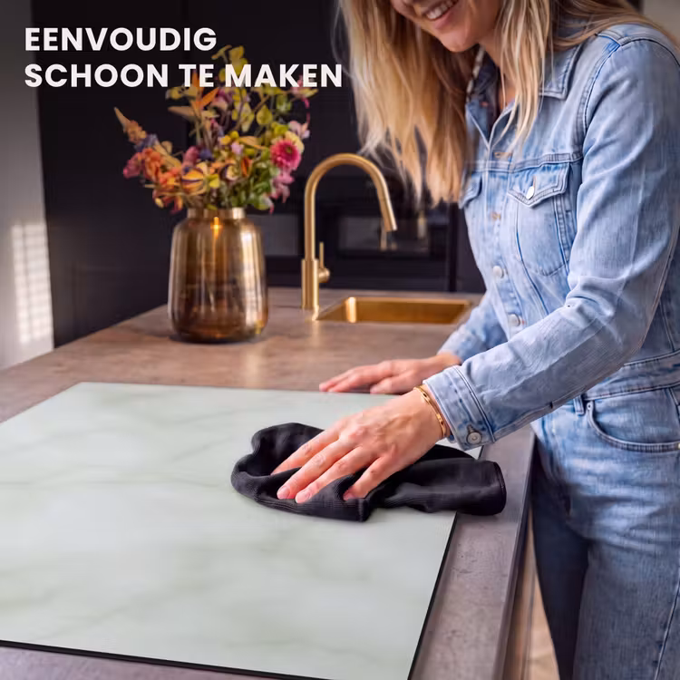Inductie beschermer - Groen - Marmer - Aders — 6