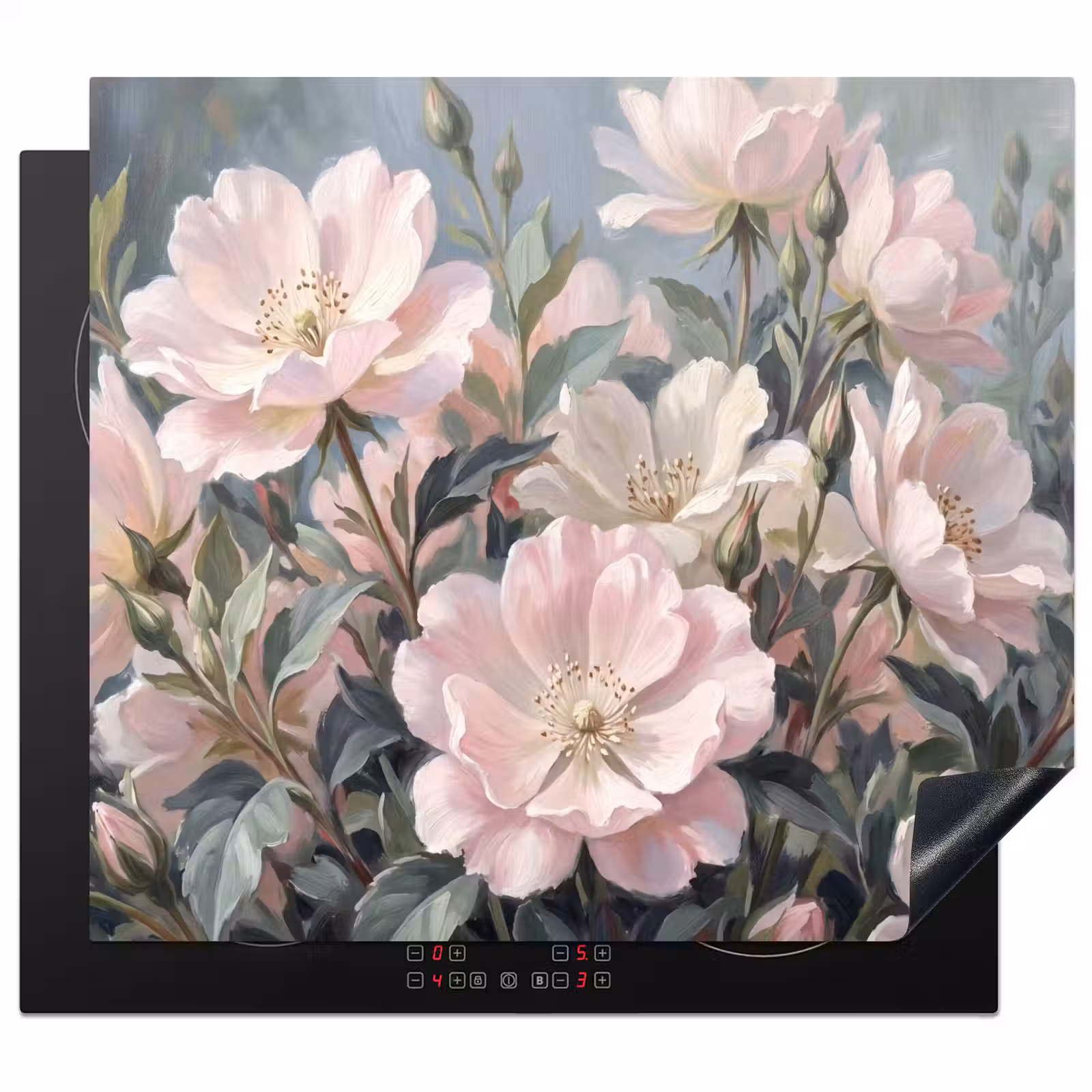 Inductie beschermer - Rozen - Illustratie - Roze — 1