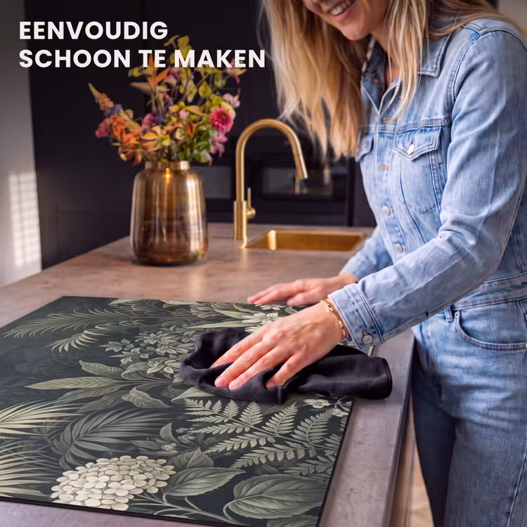 Inductie beschermer - Jungle - Bladeren - Botanisch - Groen — 6
