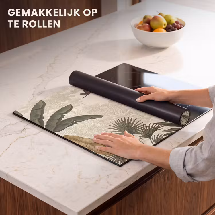 Inductie beschermer - Papagaaien - Jungle - Tropisch - Green — 7