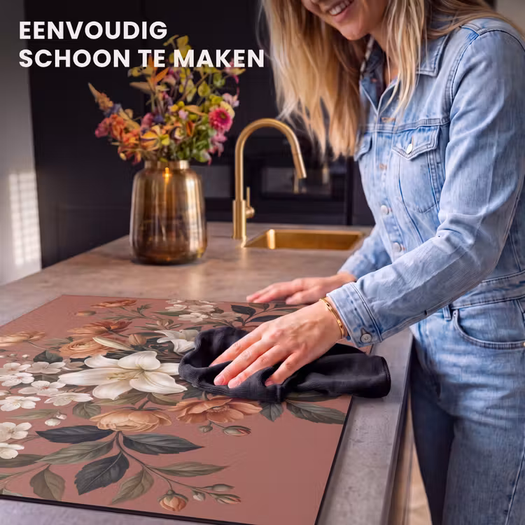 Inductie beschermer - Boeket - Retro - Kleurrijk — 6
