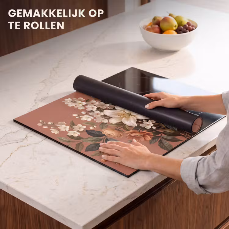 Inductie beschermer - Boeket - Retro - Kleurrijk — 7