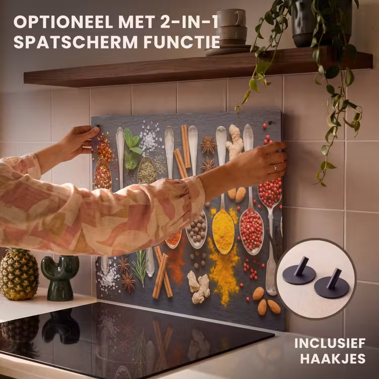 Inductie beschermer - Kruiden - Lepels - Culinair - Kleurrijk - Sfeervol — 10