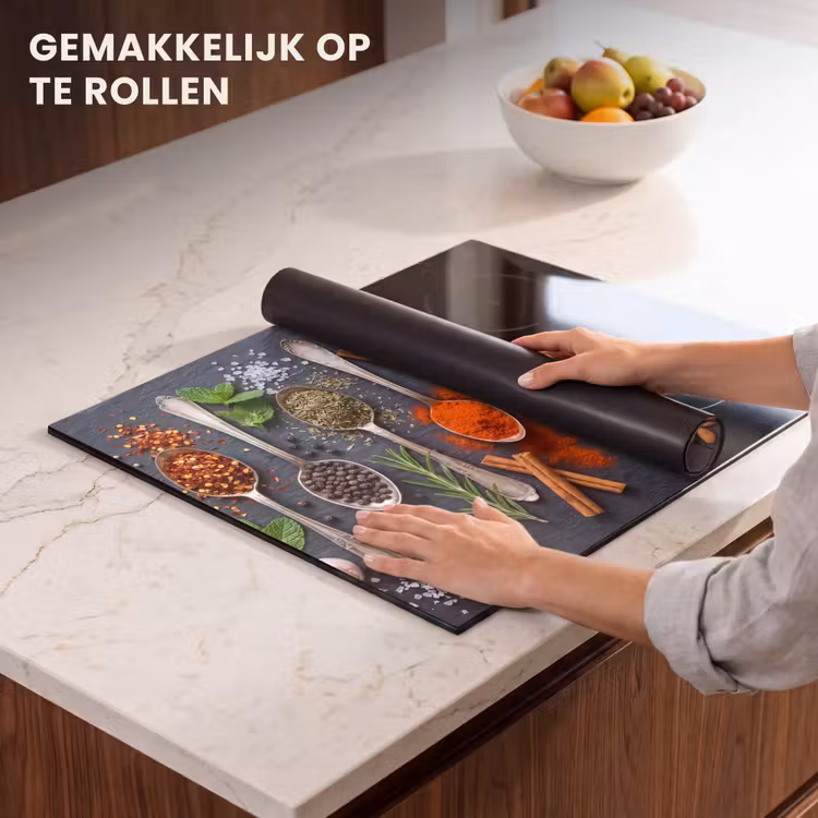 Inductie beschermer - Kruiden - Lepels - Culinair - Kleurrijk - Sfeervol — 7