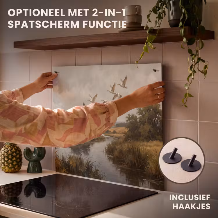 Inductie beschermer - Eenden - Rivier - Landschap - Vlucht - Nostalgisch — 10
