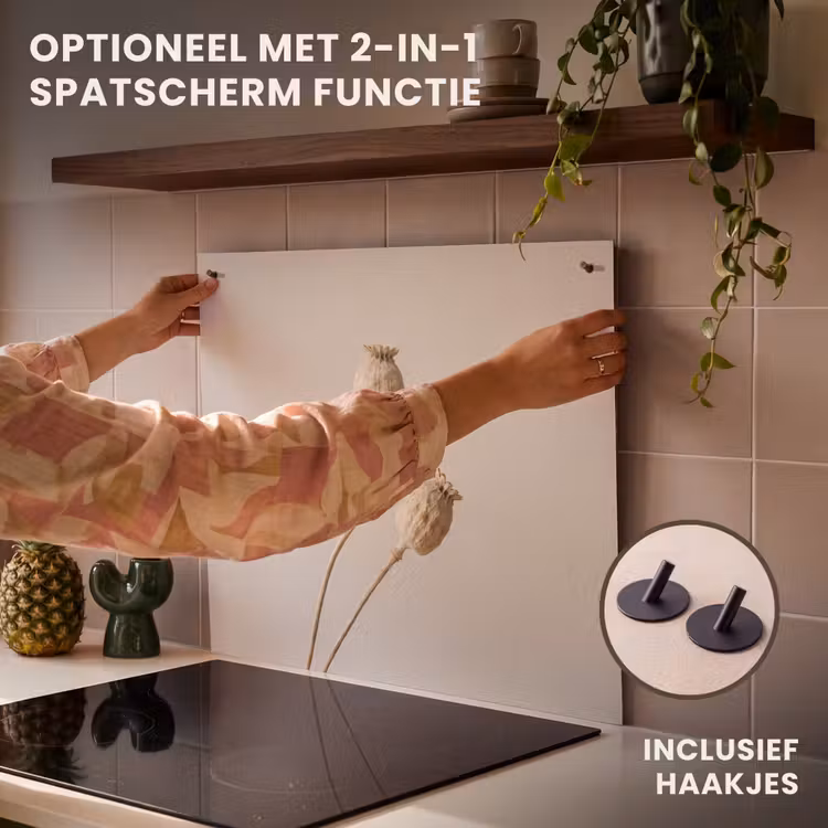 Inductie beschermer - Papaverbollen - Droogbloemen - Minimalistisch - Beige - Rustig — 10