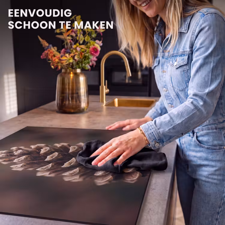 Inductie beschermer - Dennenappel - Bos - Herfst - Bruin - Sfeervol — 6