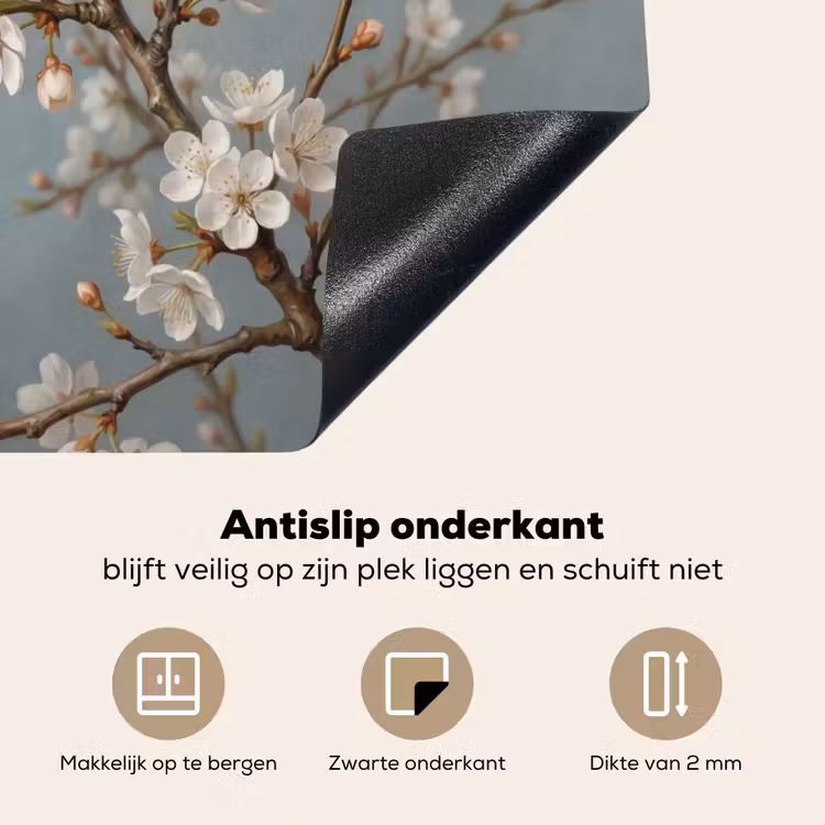 Inductie beschermer - Botanisch - Stilleven - Blauw — 9