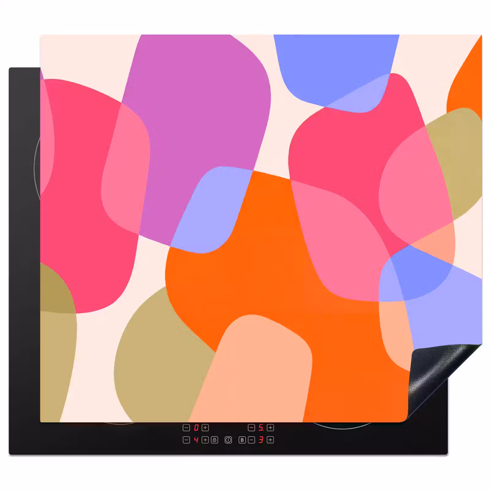 Inductie beschermer - Abstract - Vormen - Modern - Kleurrijk — 1