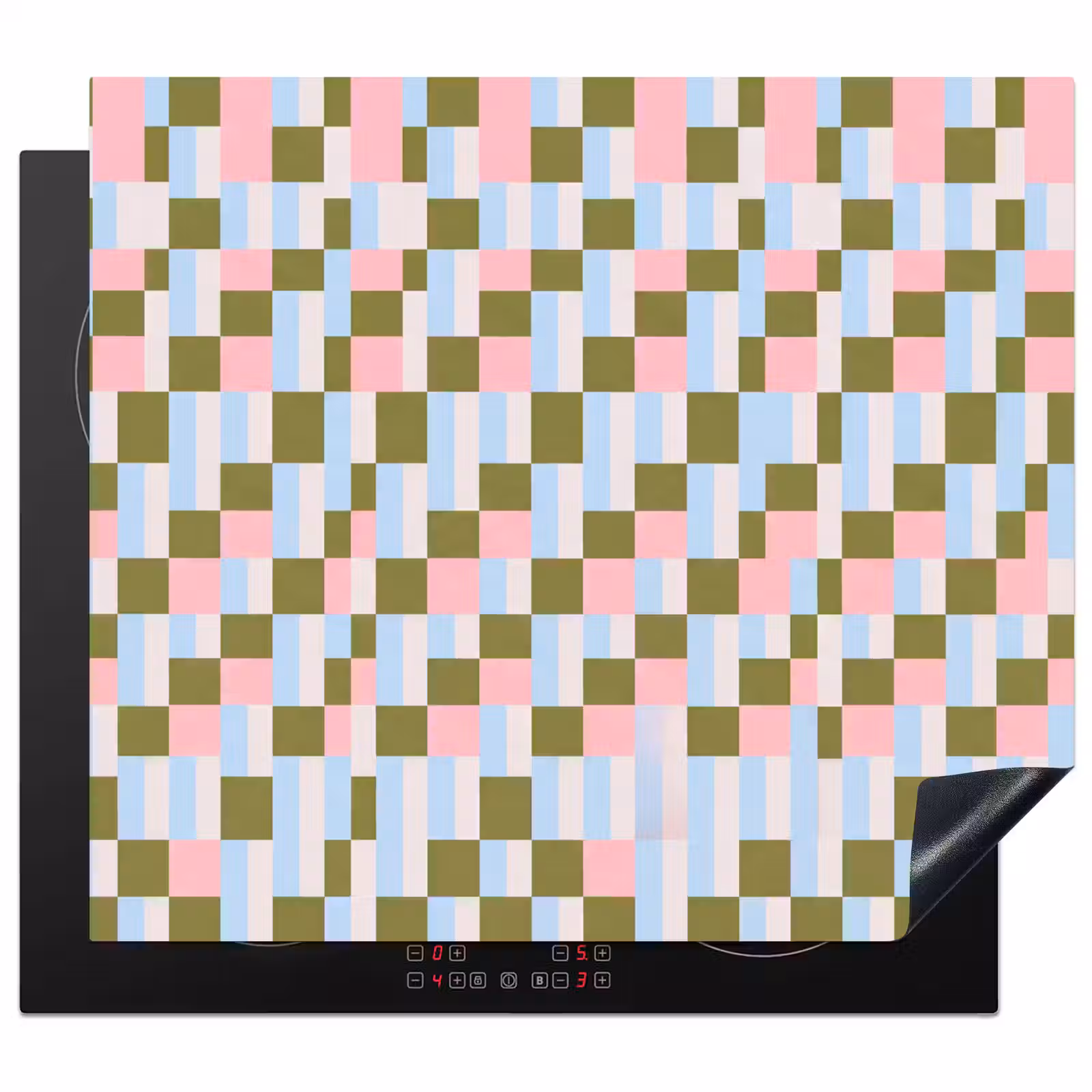 Inductie beschermer - Patroon - Geometrisch - Abstract - Kleurrijk - Modern — 1