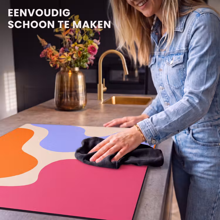 Inductie beschermer - Abstract - Organische vormen - Design - Modern - Kleurrijk — 6